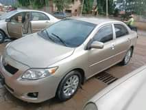 A picture of Corolla 2010 model for sale price 4m slightly negotiatable Location