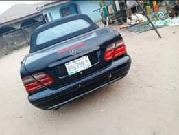A picture of 2002 first body Mercedes convertible car Everything is working perfectly