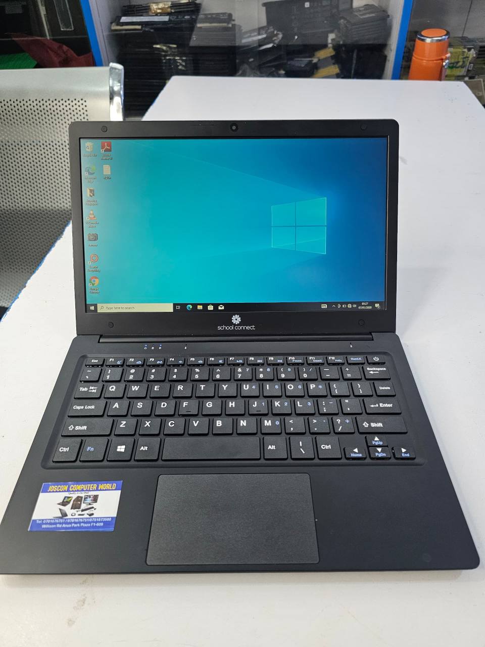A picture of School connect laptop