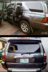 A picture of TOYOTA 4RUNNER MODEL 2006 Nigerian Used Perfect Gearbox Silent Engine