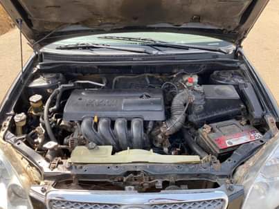 A picture of Beligum standard Toyota Corolla 04 Model FRESH BODY With Untempered