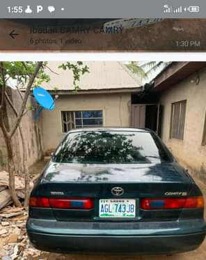 A picture of A clean Toyota Camry for Sale Location ibadan price 2m