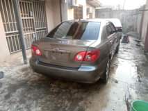 A picture of Reg Toyota corolla 2005 model