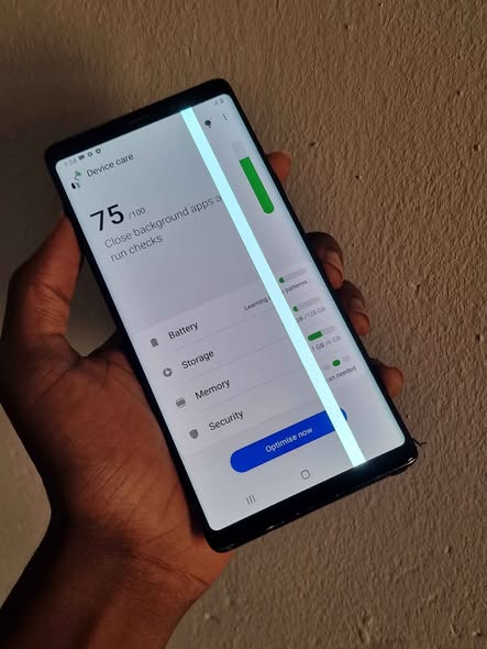 A picture of Samsung Note 9