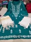 A picture of cotton kurti with lycra
