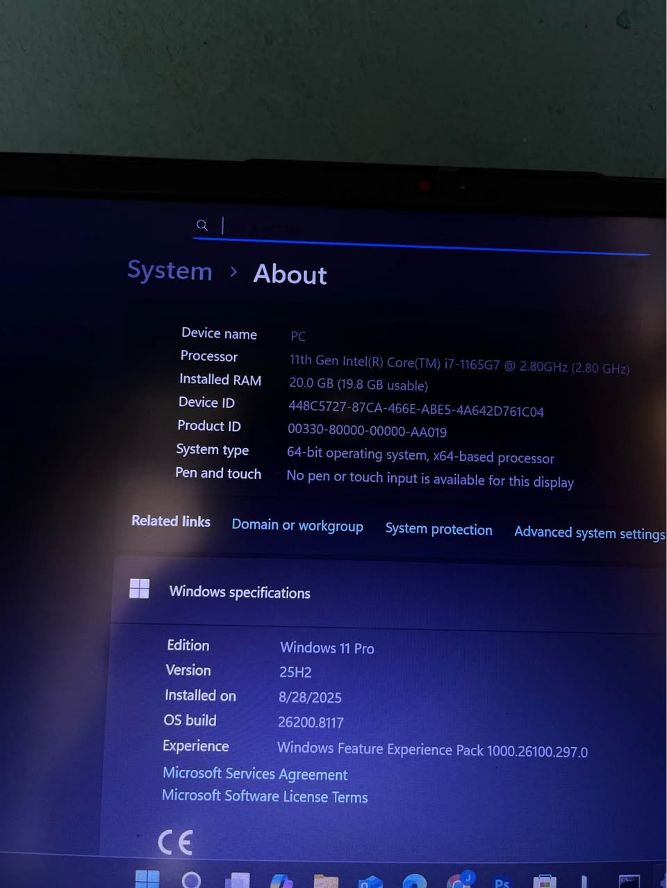 A picture of Lenovo Ideapad 3 14 inch Core i7