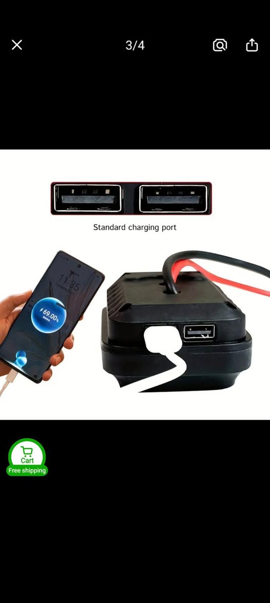 A picture of For Makita portable car jump start and power Bank
