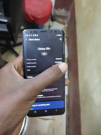 A picture of Samsung galaxy S9 plus
