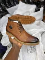 A picture of Brown boots for men