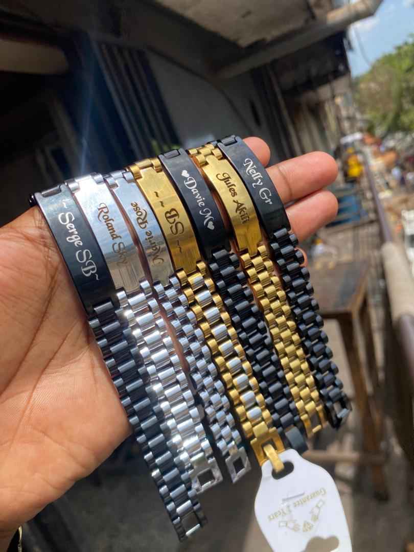 A picture of Bracelets and necklaces