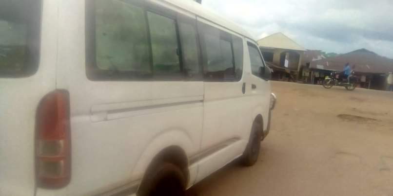 A picture of Toyota Hummer bus super clean
