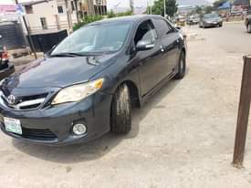 A picture of Toyota corolla Nigeria used buy and drive with smooth transmission