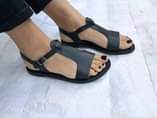 A picture of Ladies leather sandals on sale