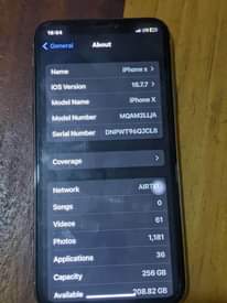 A picture of iPhone x