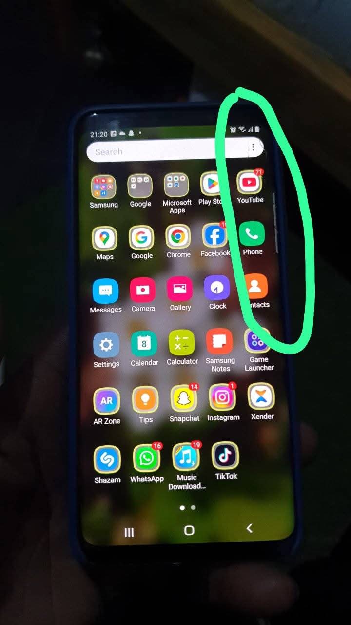 A picture of Samsung s9 