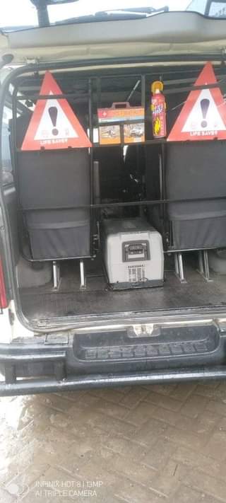 A picture of We are convert van to tour van and land cruiser