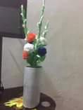 A picture of Flower pots na maua yake