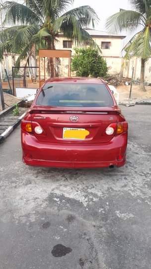 A picture of Registered corolla sport 2009 neatly used
