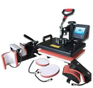 A picture of Heat press machine 8 in 1