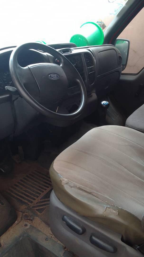 A picture of Sharp ford transit bus