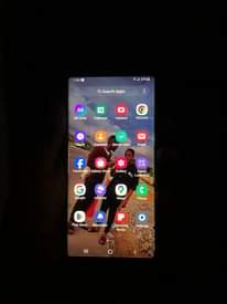 A picture of Samsung note 9