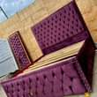 A picture of Bedsofa Nzuri sana Tano kwa sita Material ya velvet na