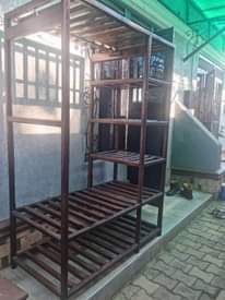 A picture of Wooden rack