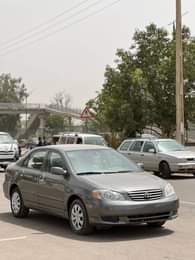 A picture of Toyota Corolla 2004 model for sale few months used catalyst