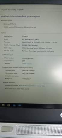 A picture of Hp i5 elitebook G3 6th generation at 890 000