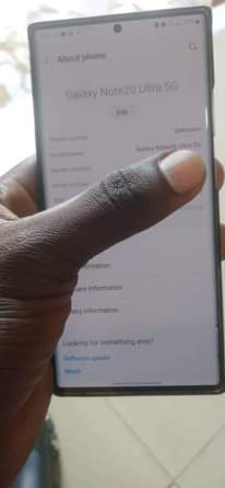 A picture of Note 20ultra