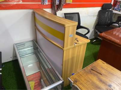 A picture of Reception table