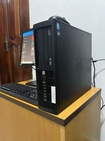 A picture of Hp desktop core i5