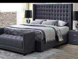A picture of Tunauza vitanda na sofa inazote pia unaluhusiwa kuweka oda kitanda