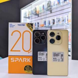 A picture of Tecno spark 20pro at 400k call on 0753430863