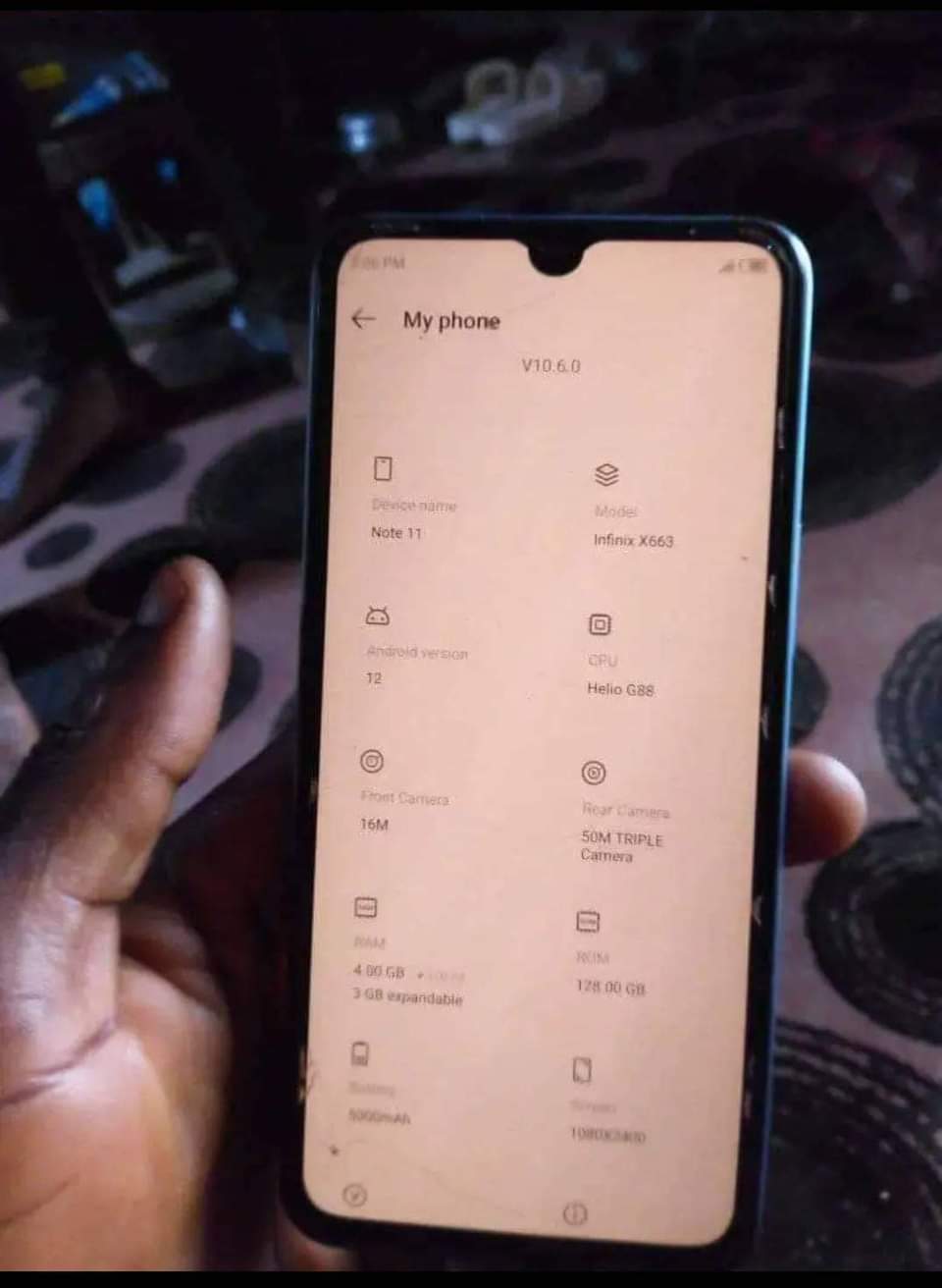 A picture of phone