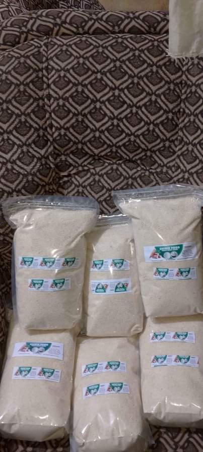A picture of Ehigie Refined well dried and crunchy sour Garri