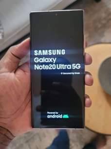 A picture of Samsung galaxy Note20 Ultra 5G