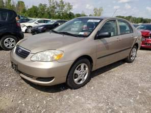 A picture of TOKUNBO Toyota corolla 2003 for sale Fabric interior Alloy wheels