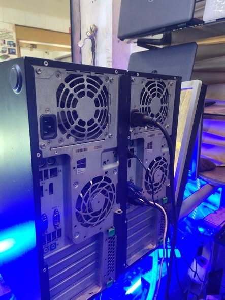 A picture of computer set