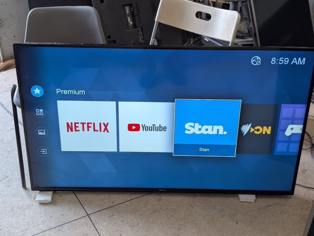 A picture of Tv used