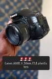 A picture of Canon 600D 50mm f1.8 plastic lens