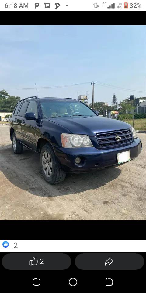 A picture of Clean highlander 04 buy and drive