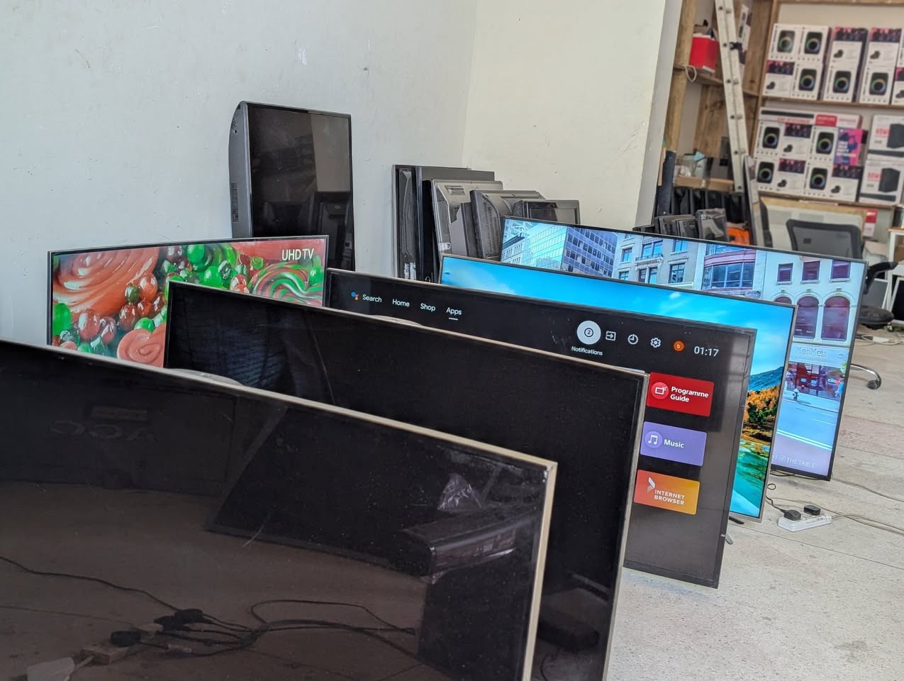 A picture of Tv used