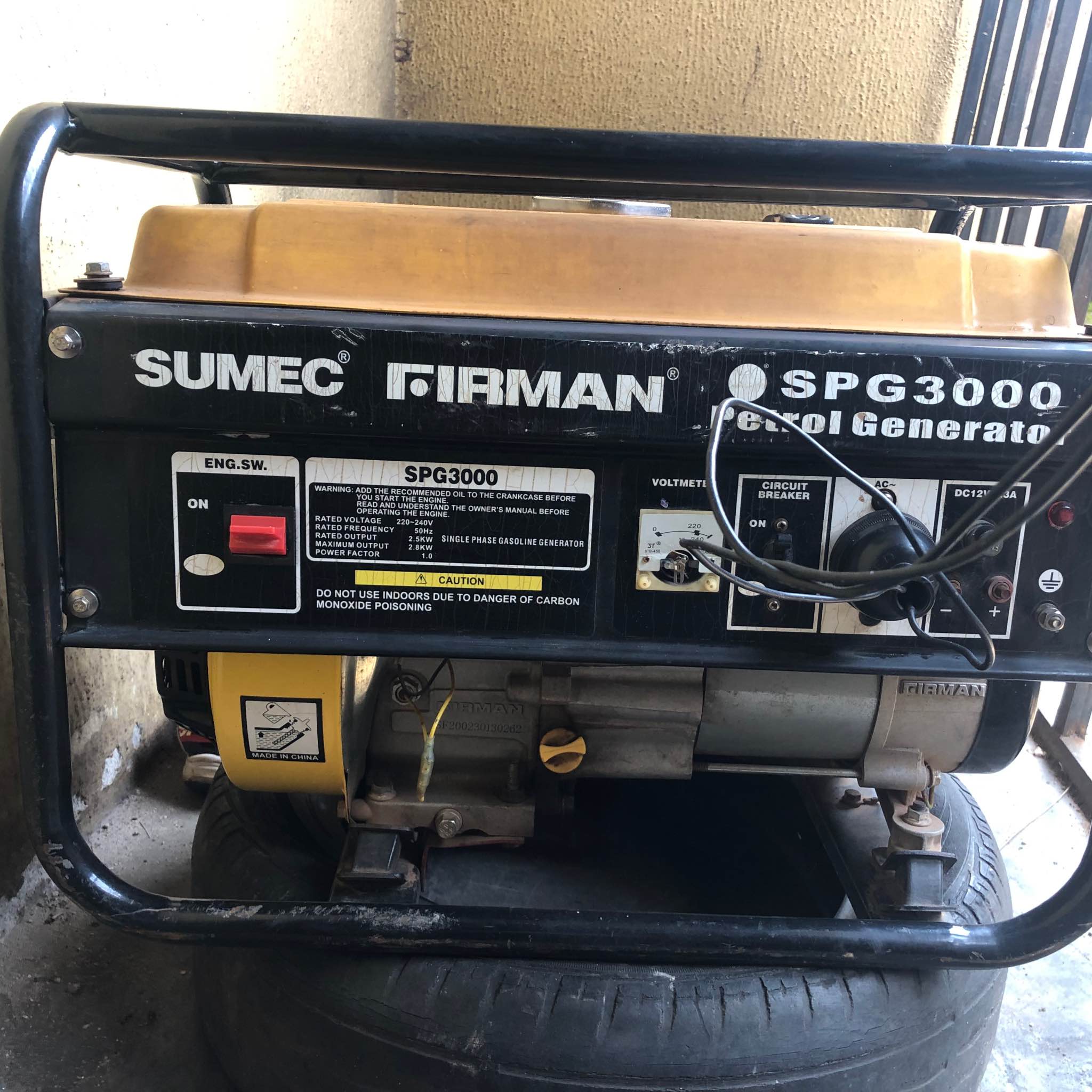 A picture of Fire man generator