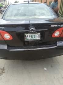 A picture of Toyota Corolla 2007 model