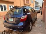 A picture of Toyota matrix 2010 model first body pan. Engine and gear