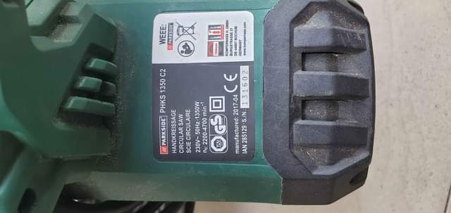 A picture of Parkside circular saw inch 7