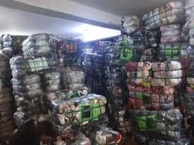 A picture of Used clothes bales