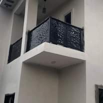 A picture of Lazer cut handrails