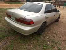 A picture of Honda Accord 2002 model aka baby boy Clean body and